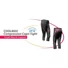 Kép 9/9 - COOLMAX Compression Capri Tight Black - Kompressziós Háromnegyedes Nadrág Fekete