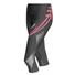 Kép 2/11 - COOLMAX Compression Capri Tight Black - Kompressziós Háromnegyedes Nadrág Pink