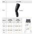 Kép 2/8 - Ultrathin Compression Leg Sleeve Black - Ultravékony Kompressziós hosszú lábszárvédő fekete