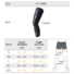 Kép 2/4 - Ultrathin Compression Leg Sleeve Black - Ultravékony Kompressziós hosszú lábszárvédő fekete